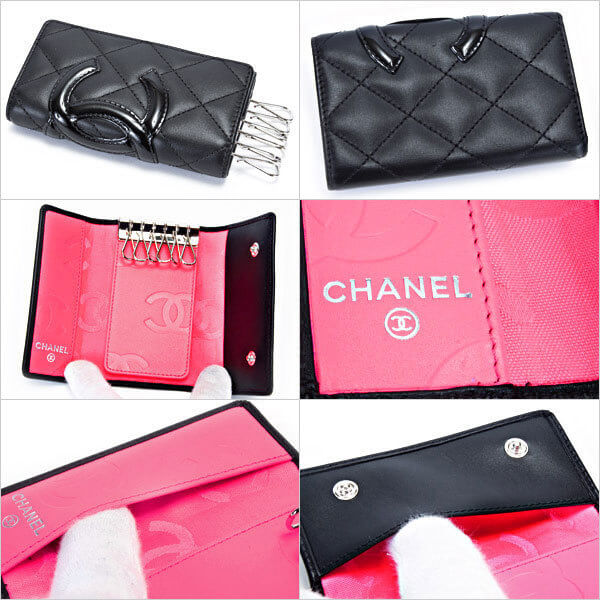 【2015年NEW シャネル】★シャネルスーパーコピー エナメル×キーケース×ピンク★最新作★